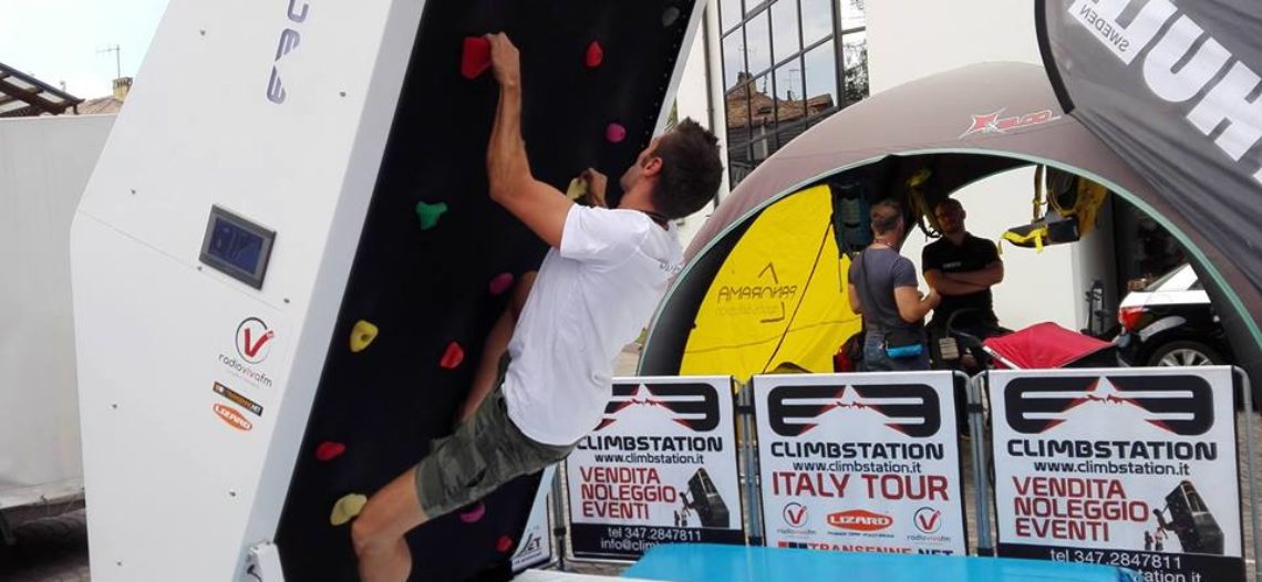 Riparte il CLIMBSTATION ITALY TOUR per fare conoscere come arrampicarsi