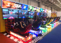 Tecnoplay stand n. 23 e n. 26 a Enada Roma e Roma Amusement 2019