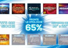 Arrivati i primi 6 multigioco al 65%